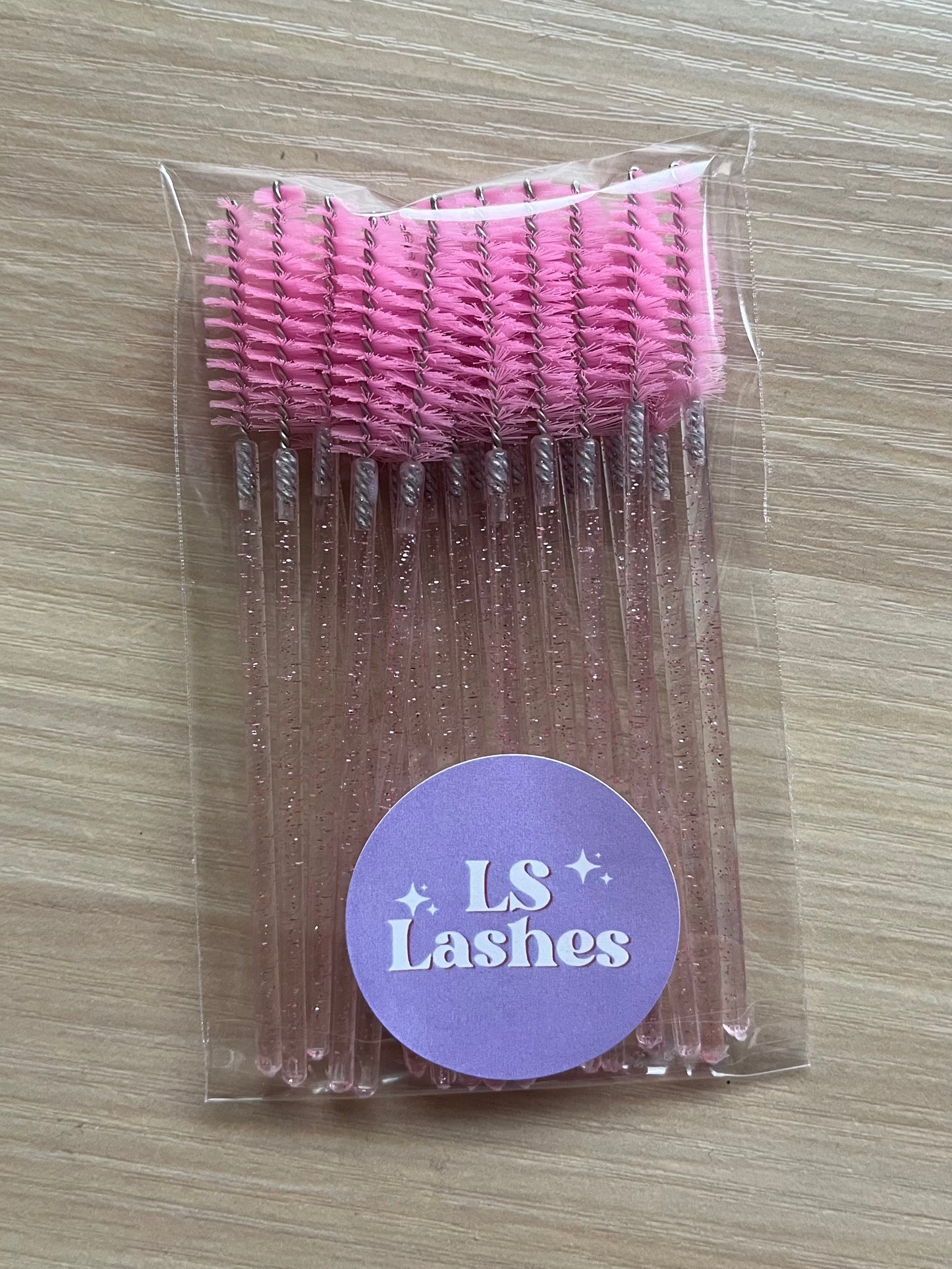 Glitter spoolies - Pink
