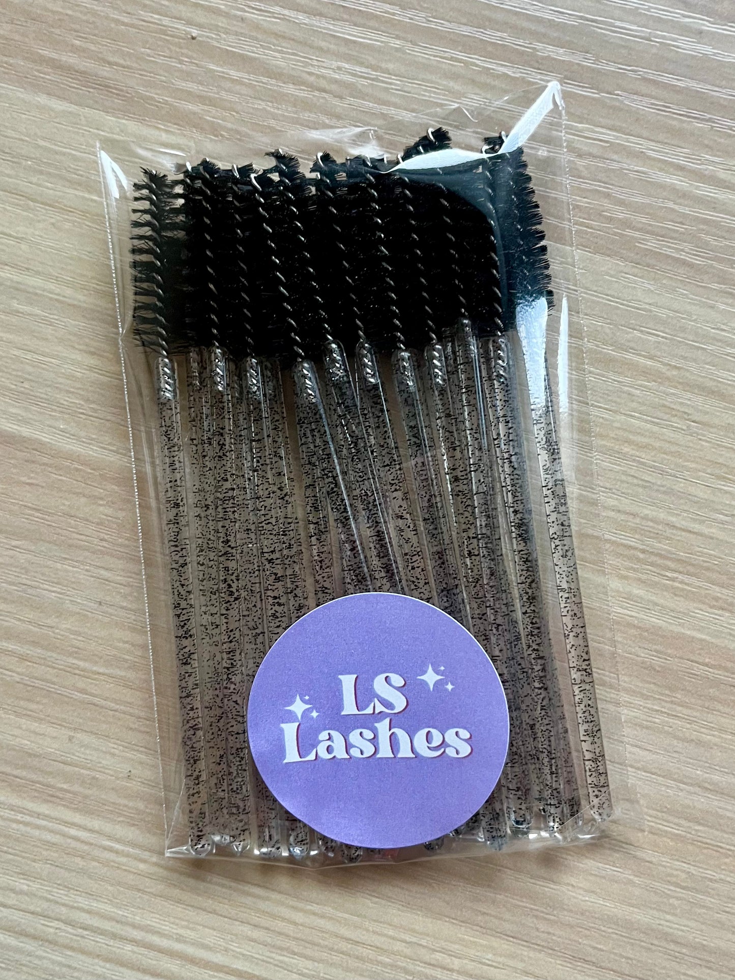 Glitter spoolies - Black