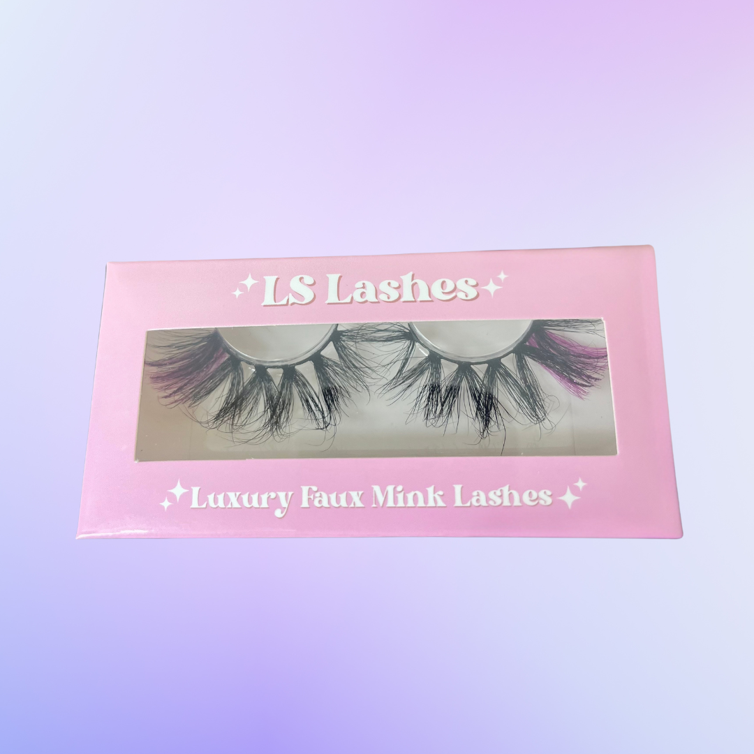 Amethyst - Faux Mink Coloured Strip Lash