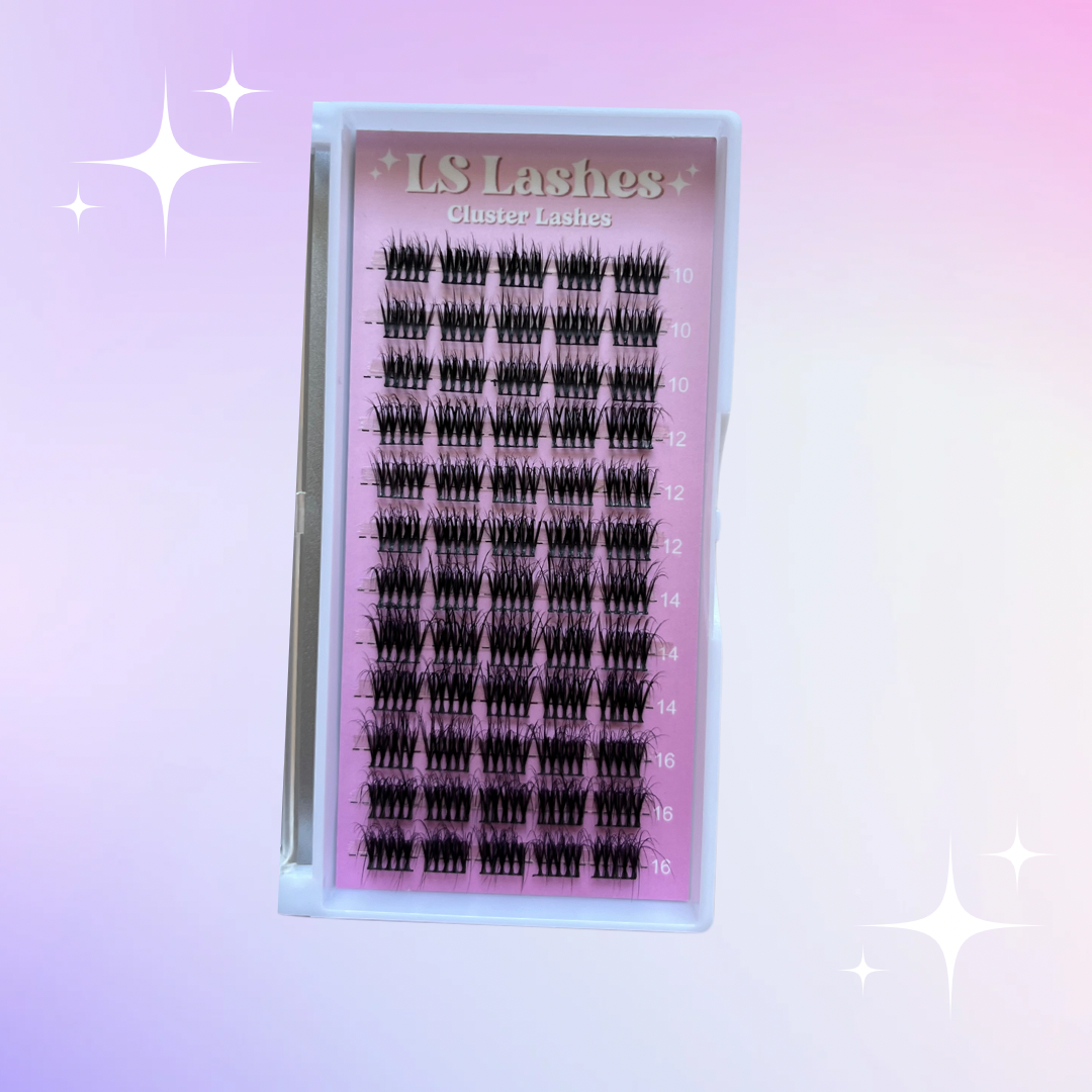 Cluster lashes - Light C curl