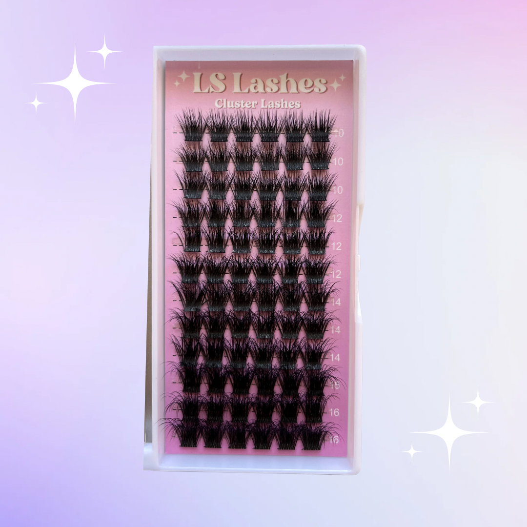 Cluster lashes - Wispy C curl