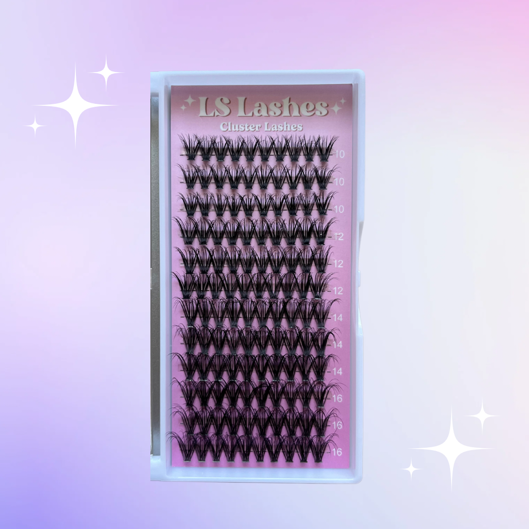 Cluster lashes - Russian volume C curl