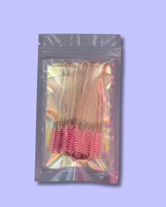 Glitter spoolies - Pink
