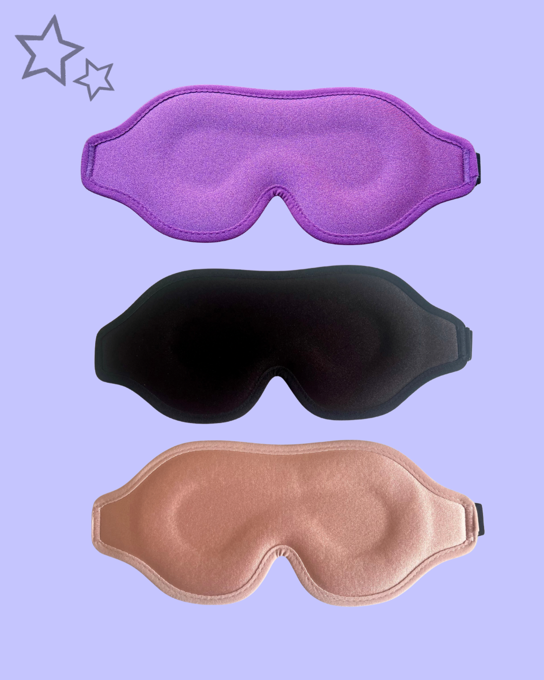 3D memory foam sleeping eye mask