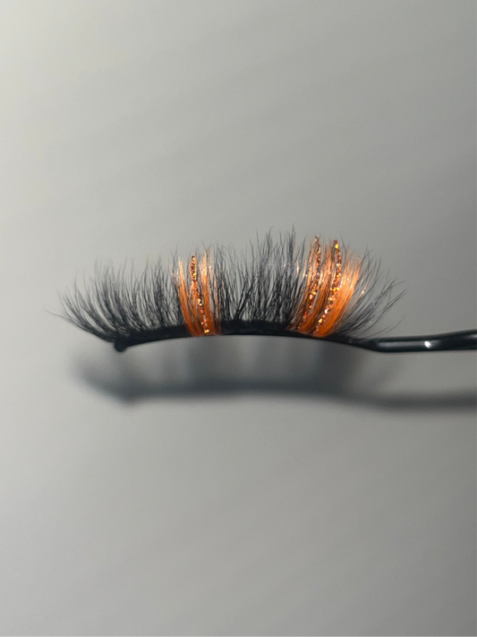 Pumpkin spice strip lash
