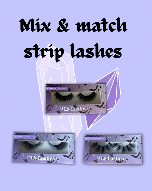 Strip lash mix & match 3