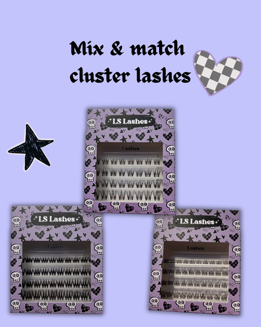 Cluster lashes mix & match 3
