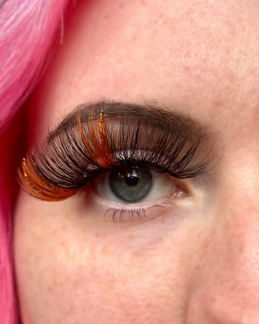 Pumpkin Spice - Faux Mink Coloured Strip Lash